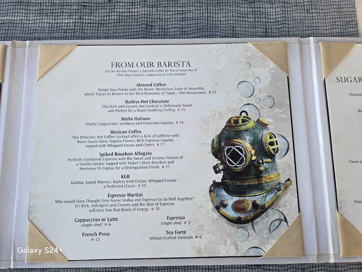 Latitudes - Delray Sands Resort Menu - Image 5